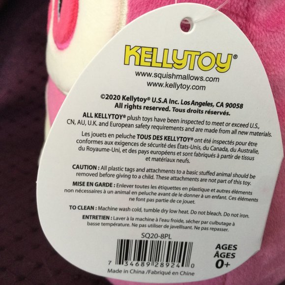 Squishmallows 8” Lucia the Lemur Plush NWT Squeeze and Cuddle Me - Picture 4 of 6